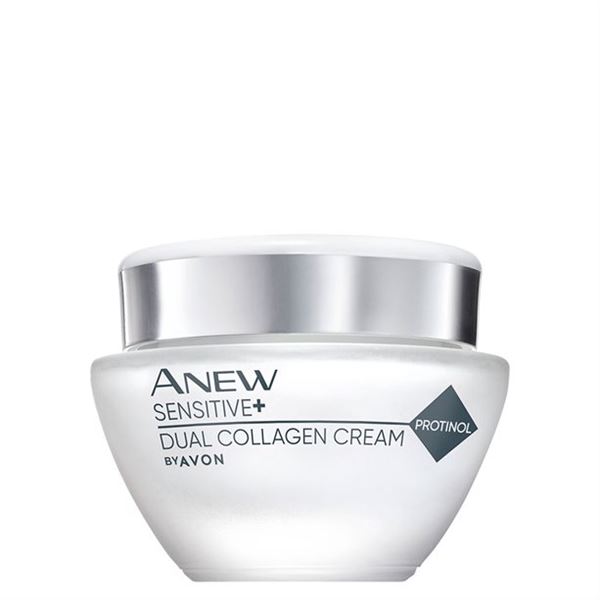 Avon Omladzujúci pleťový krém Anew Sensitiv e + s Protinolom™ (Dual Collagen Crem) 50 ml