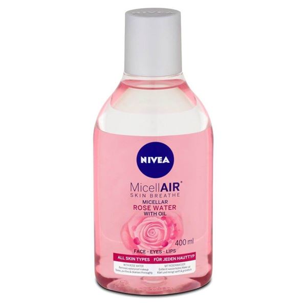 Nivea Dvojfázová micelárna voda s ružovou vodou (Micellar Rose Water) 400 ml