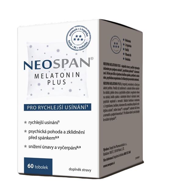 Simply You Neospan melatonín plus 60 kapsúl