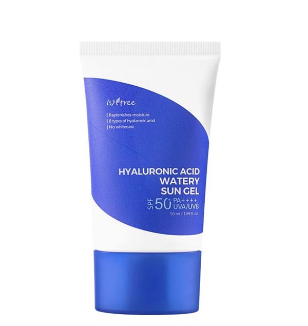 Isntree Hyaluronic Acid ľahký opaľovací gél (Sun Gel) SPF 50+ 50 ml