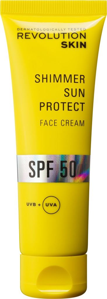 Revolution Skincare Krém na tvár SPF 50 Shimmer Sun Protect (Face Cream) 50 ml