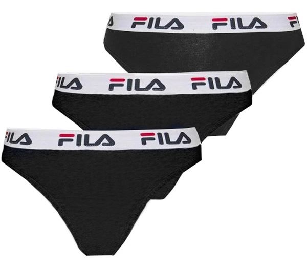 Fila 3 PACK - dámske nohavičky Brazilian FU6067 /3-200 XL