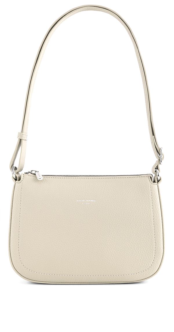 David Jones Dámska crossbody kabelka CM6708A Creamy White