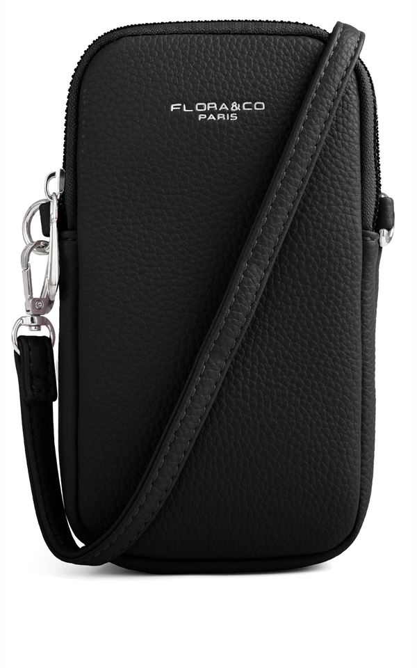 FLORA & CO Dámska crossbody kabelka 3638 noir