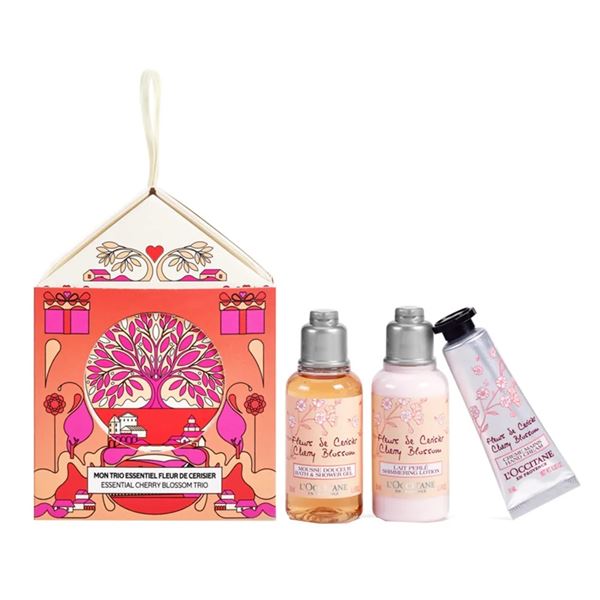 L`Occitane en Provence Darčeková sada Essential Cherry Blossom Trio