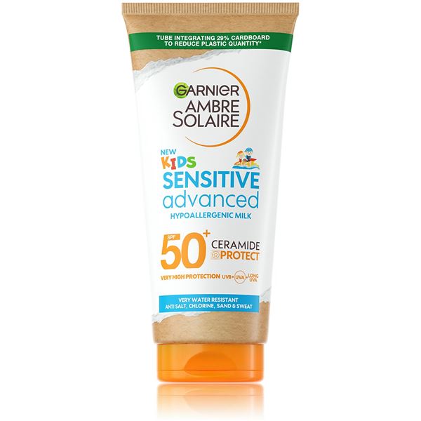 Garnier Detské ochranné mlieko SPF 50+ Sensitiv e Advenced ( Hypoallergenic Milk) 175 ml