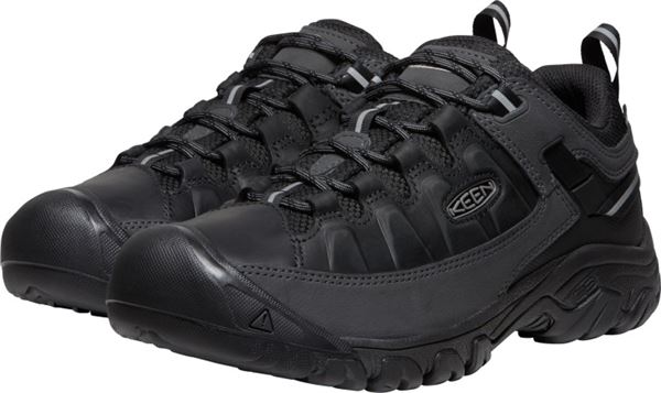 KEEN Pánske kožené tenisky Targhee III Wp 1028128 triple black 45