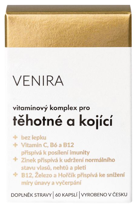 Venira Vitamínový komplex pre tehotné a dojčiace ženy 60 kapsúl