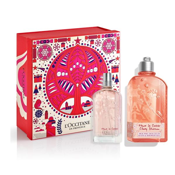 L`Occitane en Provence Darčeková sada telovej starostlivosti Cherry Blossom EDT