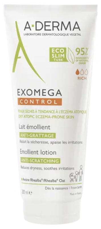 A-DERMA ADERMA Exomega Control Mleczko emolient 200 ml