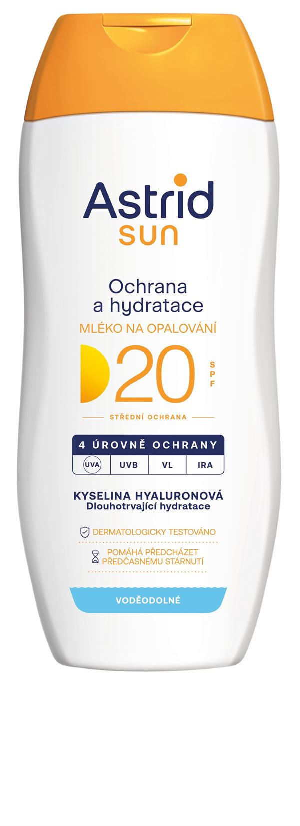 Astrid Mlieko na opaľovanie SPF 20 Sun 200 ml