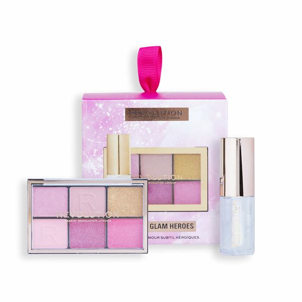 Revolution Darčeková sada dekoratívnej kozmetiky Mini Soft Glam Heroes