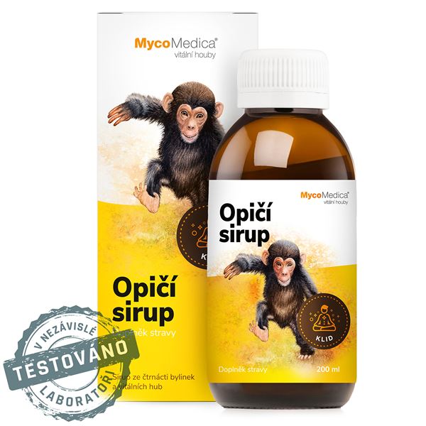 MycoMedica Opičí sirup 200 ml + tetovačky ZD ARMA