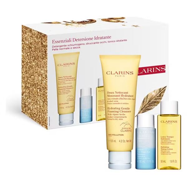 Clarins Darčeková sada čistiacej starostlivosti pre normálnu až suchú pleť Hydrating Cleanser Gift Set