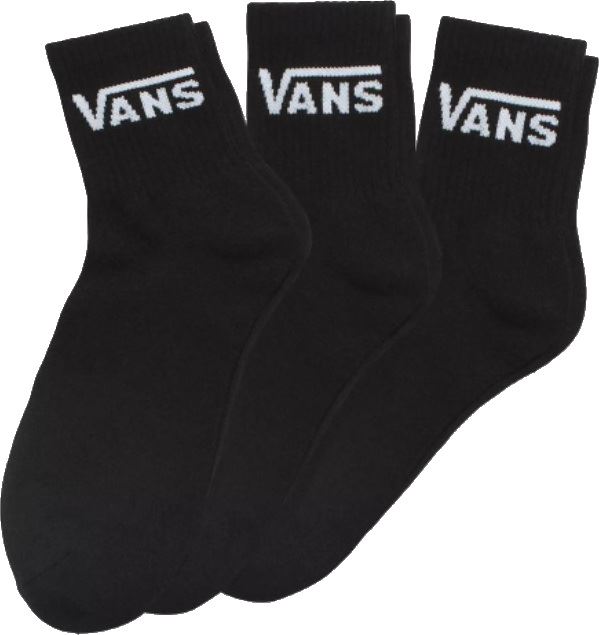 VANS 3 PACK - ponožky VN000BHXBLK1 42