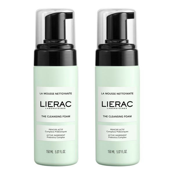 Lierac Súprava čistiacich pien na tvár (The Cleansing Foam) 2 x 150 ml