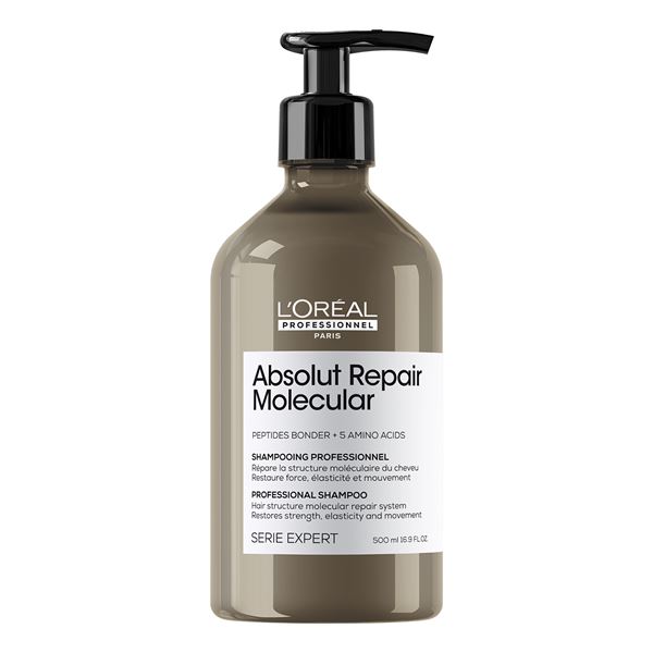 L´Oréal Professionnel Šampón pre poškodené vlasy Absolut Repair Molecular ( Professional Shampoo) 500 ml