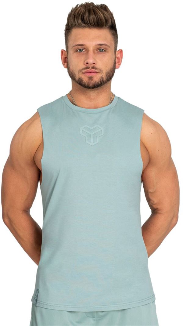 Strix Pánske Cut-Off tielko Essential Stone Blue L