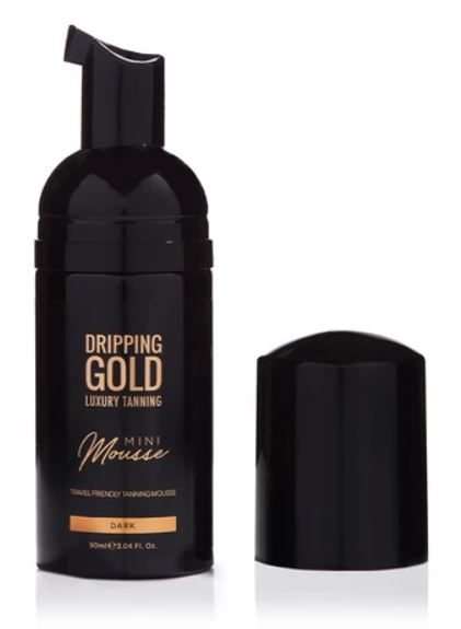 Dripping Gold Cestovná samoopaľovacia pena Dark ( Mini Mousse) 90 ml