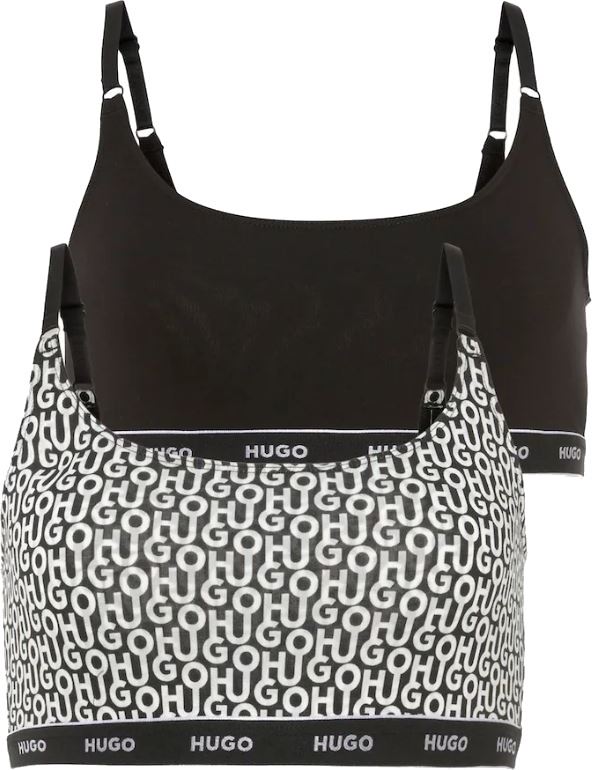 Hugo Boss 2 PACK - dámska podprsenka HUGO Bralette 50495872-123 M