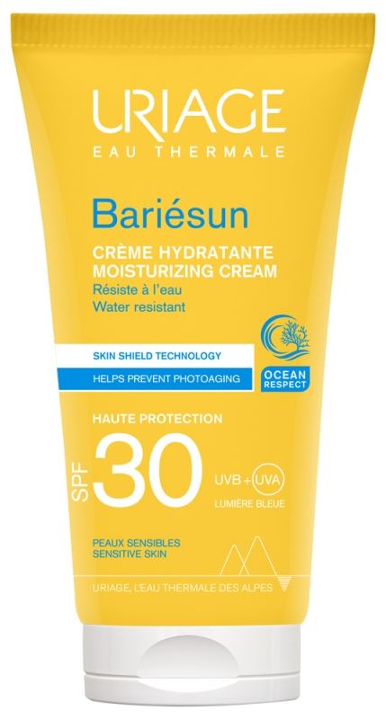 Uriage Hydratačný krém na opaľovanie pre citlivú pokožku SPF 30 Bariesun (Moisturizing Cream) 50 ml