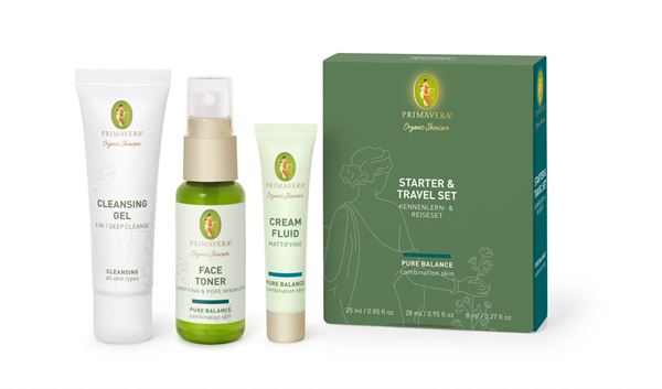 Primavera Darčeková sada pleťovej starostlivosti Pure Balance (Starter & Travel Set)