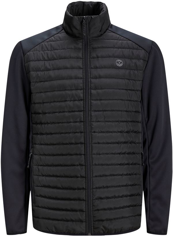 Jack&Jones PLUS Pánska bunda JJEMULTI 12253852 Black 5XL