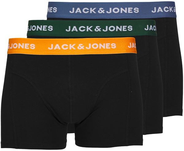 Jack&Jones 3 PACK - pánske boxerky JACGAB 12250203 Dark Green XXL