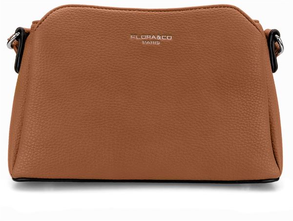 FLORA & CO Dámska crossbody kabelka 2516 camel