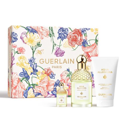 Guerlain Aqua Allegoria Nerolia Vetiver – EDT 75 ml (plniteľná) + telové mlieko 75 ml + EDT 7