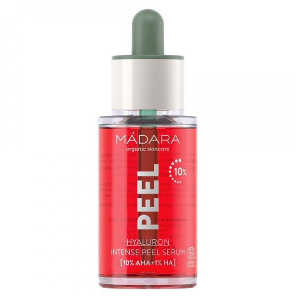 MÁDARA Hyalurónové intenzívne peelingové sérum s AHA kyselinami Peel (Hyaluron Intense Peel Serum) 30 ml