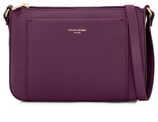 David Jones Dámska crossbody kabelka 7025-2 purple