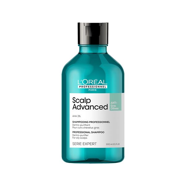 L´Oréal Professionnel Čistiaci šampón pre mastnú pokožku hlavy Scalp Advanced (Anti Oiliness Dermo Purifier Shampoo) 500 ml