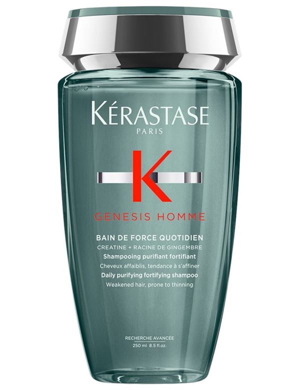 Kérastase Čistiaci a vyživujúci šampón pre slabé vlasy s tendenciou vypadávať Genesis Homme Bain de Force Quotidien (Shampoo) 250 ml