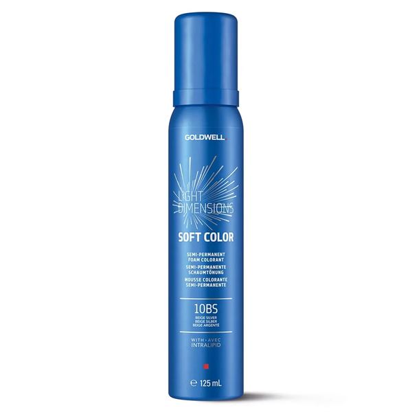 Goldwell Penový preliv na vlasy Light Dimensions Soft Color (Semi-permanent Foam Colorant) 125 ml 10BS