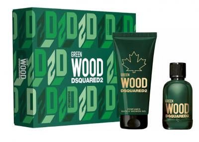 Dsquared² Green Wood - EDT 100 ml + sprchový gel 150 ml