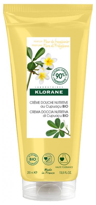 Klorane Vyživujúci sprchový krém Fleur de Frangipanier ( Nourish ing Shower Creme) 200 ml