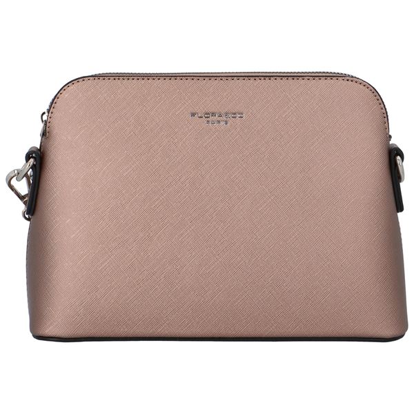 FLORA & CO Dámska crossbody kabelka 3772 marron metal