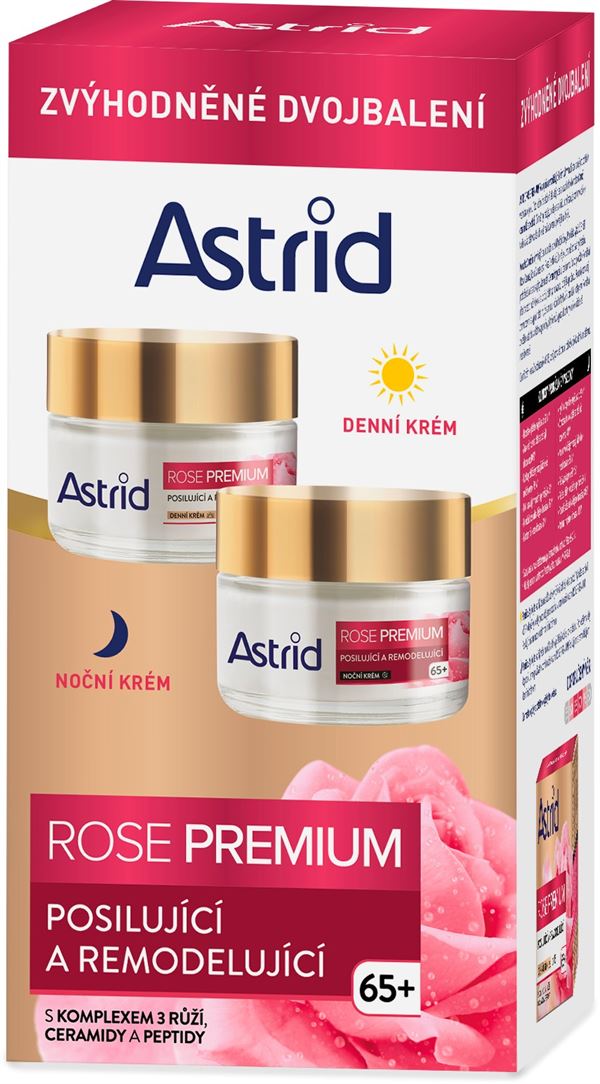 Astrid Darčeková sada pleťovej starostlivosti 65+ Rose Premium Duopack