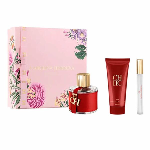 Carolina Herrera CH - EDT 100 ml + tělové mléko 100 ml + EDT 10 ml