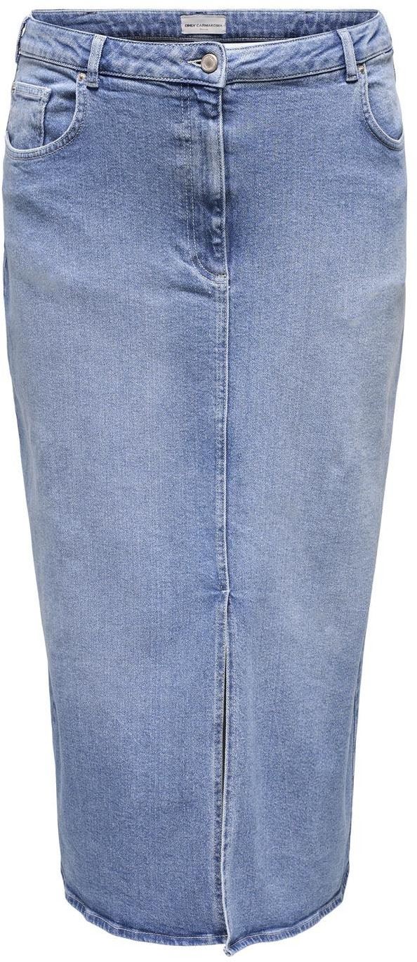 ONLY CARMAKOMA Dámska sukňa CARAYOE 15315856 Light Medium Blue Denim 3XL