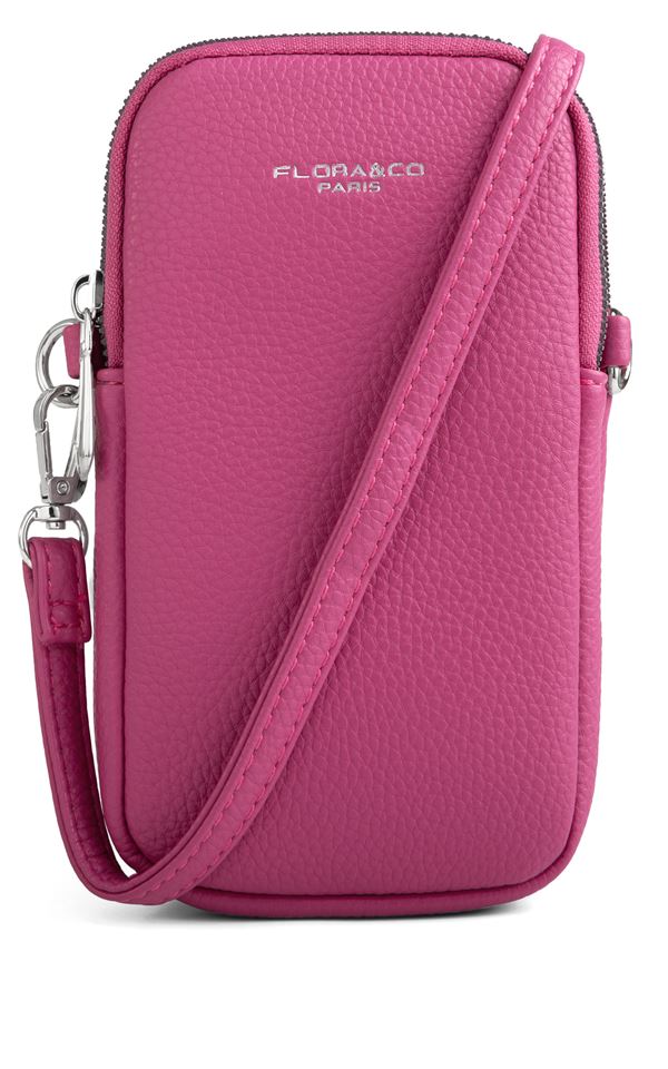 FLORA & CO Dámska crossbody kabelka 3638 fuchsia