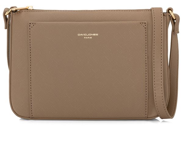 David Jones Dámska crossbody kabelka 7025-2 taupe