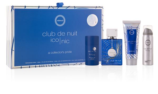 Armaf Club De Nuit Blue Iconic - EDP 105 ml + tuhý deodorant 75 g + deodorant ve spreji 50 ml + sprchový gel 100 ml