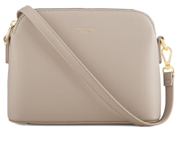 David Jones Dámska crossbody kabelka CM6938 Gravel