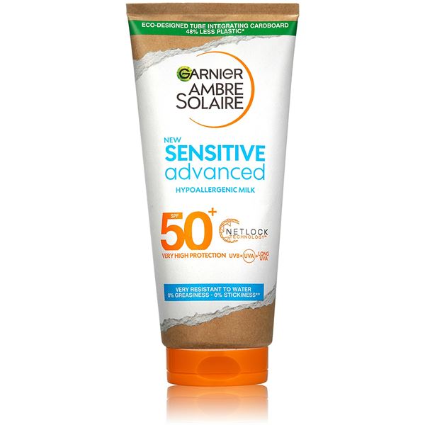 Garnier Ochranné mlieko pre citlivú pokožku SPF 50+ Sensitiv e Advanced ( Hypoallergenic Milk) 175 ml