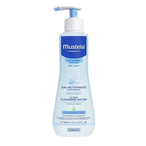 Mustela Detská čistiaca voda (No Rinse Clean sing Water) 500 ml