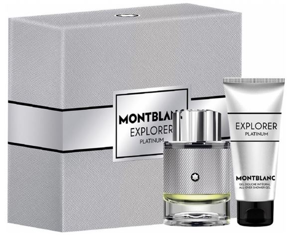 Mont Blanc Explorer Platinum - EDP 60 ml + sprchový gel 100 ml