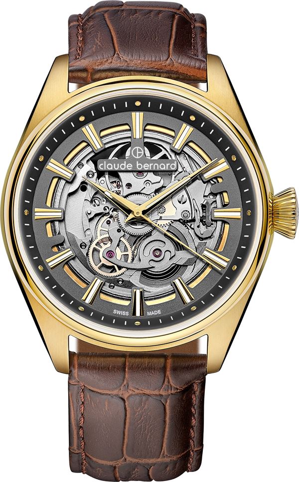 Claude Bernard Proud Heritage Automatic Skeleton 85307 37JC GID