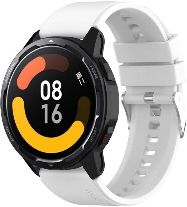 4wrist Silikonový řemínek pro Huawei Watch GT 2/GT 3 - White